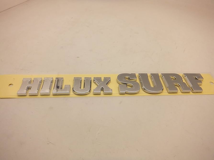 ブリハイサーフ　エンブレム Amazon | トヨタ ハイラックスサーフ HILUX SURF エンブレム